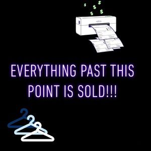 SOLD & ITEMS NOT FOR SALE!